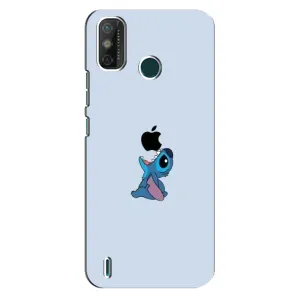 Чохол з принтом Стіч на TECNO Spark GO (2020) (Stitch apple)