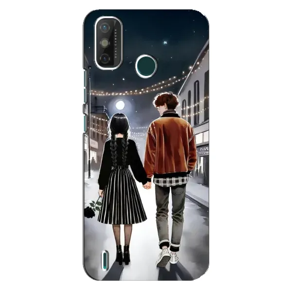Чохол з принтом «Венздей та Тайлер» для TECNO Spark GO (2020) Чохол з принтом «Венздей та Тайлер» для TECNO Spark GO (2020)