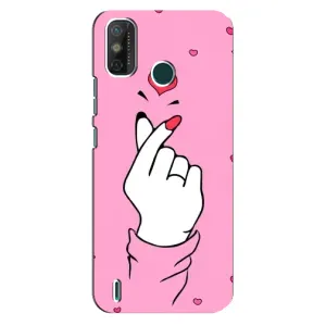 Чохол з принтом для TECNO Spark GO (2020) (AlphaPrint - Знак сердечка)