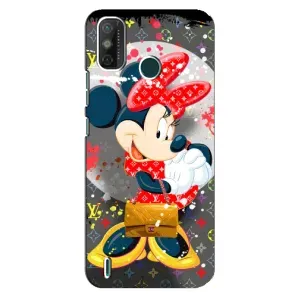 Чохол Disney Mouse TECNO Spark GO (2021) (PREMIUMPrint) (Minni з бантіком)
