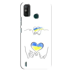 Чохол для Патріота України TECNO Spark GO (2021) - (AlphaPrint) (Мир Україні)