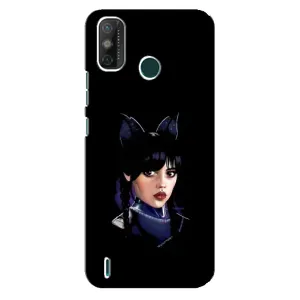 Чохли Венсдей на TECNO Spark GO (2021) Уенсдей (AlphaPrint) (серйозна Венздей)