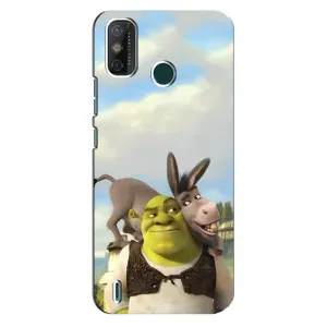 Чехол с принтом «Шрек и Осел» для TECNO Spark GO (2021)