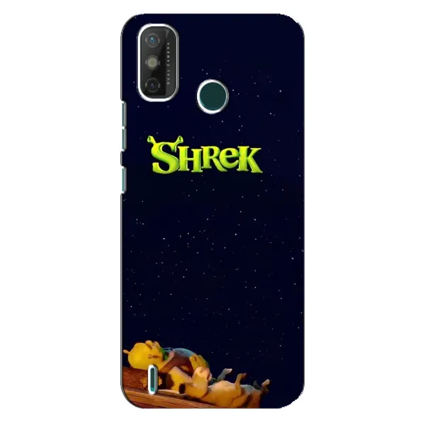 Чехол с принтом «Отдыхающий Шрек» для TECNO Spark GO (2021)