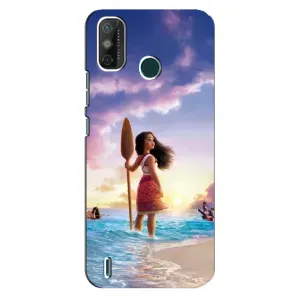 Чохол з мультфільмом Ваяна TECNO Spark GO (2021) (Моана з веслом)