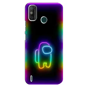 Чехол Амонг Ас для TECNO Spark GO (2021) (AlphaPrint) (Яркий скин)