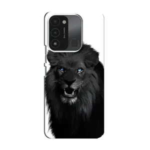 Чехлы с картинками животных TECNO Spark GO (2022) (Черный ЛЕВ)