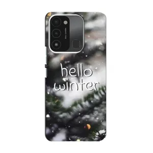 Новорічні, Святкові Чохли для TECNO Spark GO (2022) - 2024 год (Hello winter)