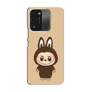 Чехол с Лабубу на TECNO Spark GO (2022) (Bored Ape в красном)