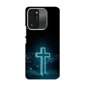 Християнські Чохли для TECNO Spark GO (2022) (AlphaPrint) (Хрест і місто)