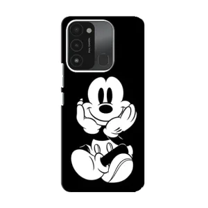 Міккі Маус чохол для TECNO Spark GO (2022) (AlphaPrint - Мультяшні) (Маус на чорному)