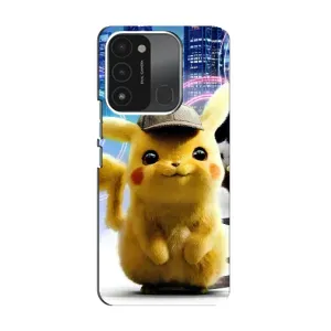 Чехол с Пикачу на TECNO Spark GO (2022) (Пикачу в городе)