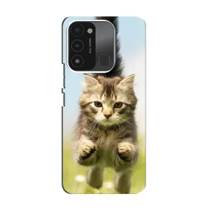 Чохли з Котиками для TECNO Spark GO (2022) (VPrint) (Прижок кота)