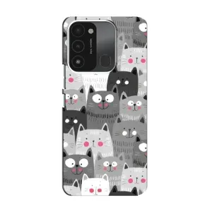 Чохли з Котиками для TECNO Spark GO (2022) (VPrint) (Мальовані котики)