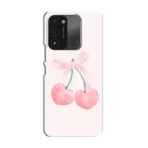 Чохол з розовим принтом для TECNO Spark GO (2022) (Рожеві вишні)