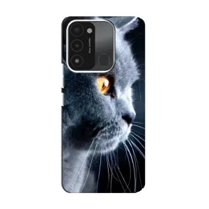 Чохли з Котиками для TECNO Spark GO (2022) (VPrint) (Сірий Кіт)