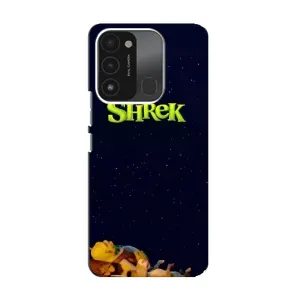 Чехол с мультфильмом Шрек на TECNO Spark GO (2022) (Отдыхающий Шрек)