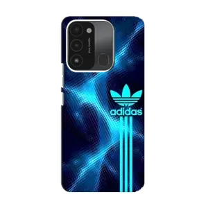 Чохли Адидас для TECNO Spark GO (2022) (AlphaPrint) (Синій Адідас)