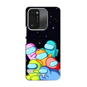 Чохли Амонг Ас для TECNO Spark GO (2022) (AlphaPrint) (Скіни в космосі)