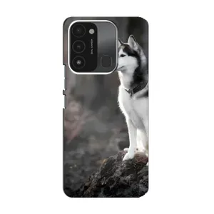 Чохол з Хаскі TECNO Spark GO (2022) - (AlphaPrint) (Вірний собака)