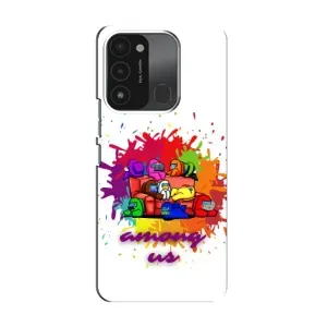 Чохли Амонг Ас для TECNO Spark GO (2022) (AlphaPrint) (Яскравий АмонгАс)