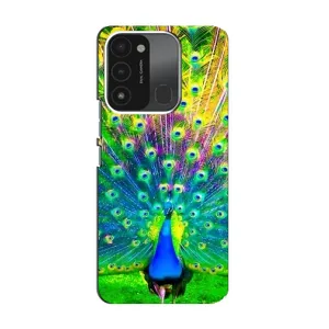Чохол з пташками на TECNO Spark GO (2022) (VPrint) (Яскравий Павлин)