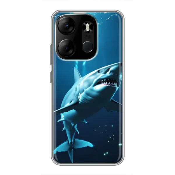 Чехол с принтом «Акула под водой» для TECNO Spark Go 2023 (BF7) Чехол с принтом «Акула под водой» для TECNO Spark Go 2023 (BF7)