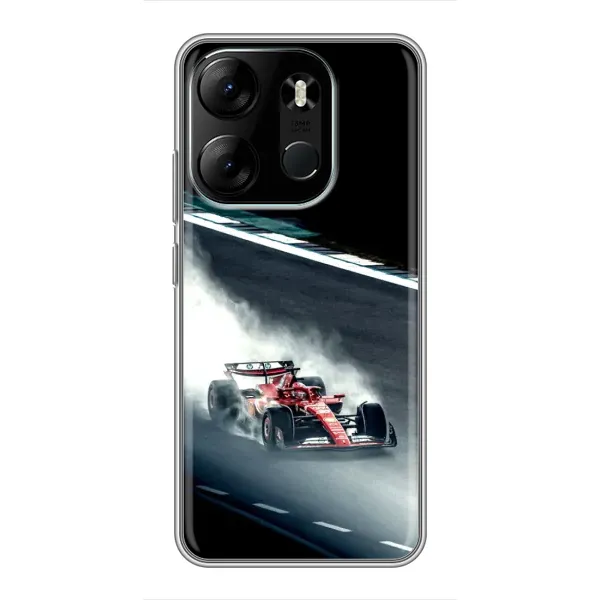 Чехол с принтом «Болид гоночный» для TECNO Spark Go 2023 (BF7)