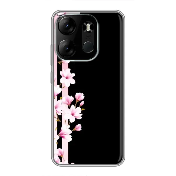 Чехол с принтом «Цветочки» для TECNO Spark Go 2023 (BF7)