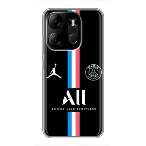 Чехлы PSG для Tecno Spark Go 2023 (BF7) (AlphaPrint) (футболка ПСЖ)