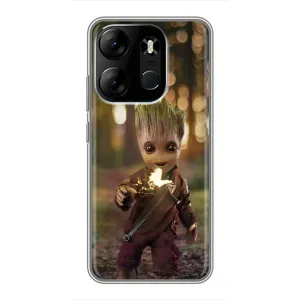 Чехол с принтом «I am Groot» для TECNO Spark Go 2023 (BF7)