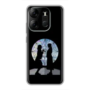 Чехлы Венсдей на Tecno Spark Go 2023 (BF7) Уэнсдей (AlphaPrint) (комната Уэнздей)