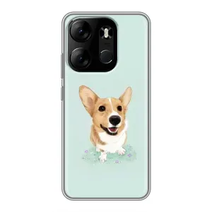 Чохли з собаками для Tecno Spark Go 2023 (BF7) (VPrint) (Коргі)