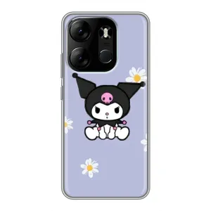 Чехол с кроликом Куроми на Tecno Spark Go 2023 (BF7) (Куроми в цветах)