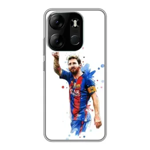 Чехлы Месси для Tecno Spark Go 2023 (BF7) (AlphaPrint) (Лео Месси)