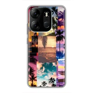 Силіконовий чохол з КАРТИНКАМИ літо для Tecno Spark Go 2023 (BF7) (AlphaPrint) (Літня відпустка)