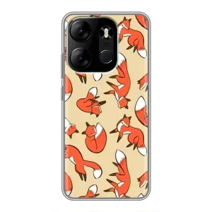 Чохли з картинкою Лисичка для Tecno Spark Go 2023 (BF7) (VPrint) (Лисички)