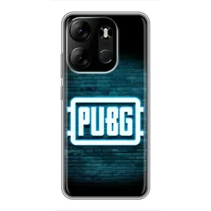Чеjхол PUBG для ТЕКНО Спарк Го 2023 (БФ7) (AlphaPrint) (Лого PUBG)