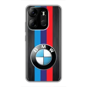 Чехол для Техно Спарк Го 2023 - с принтом БМВ (AlphaPrint) (Лого BMW)