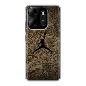 Чехлы для Tecno Spark Go 2023 (BF7) - с картинкой JORDAN (AlphaPrint) (Logo Jordan)