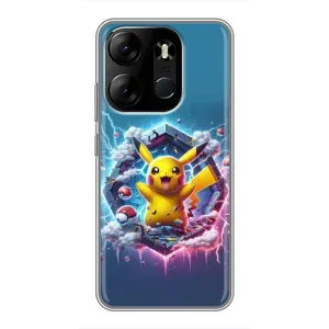 Чохол з Пікачу на Tecno Spark Go 2023 (BF7) (Лого Пікачу)