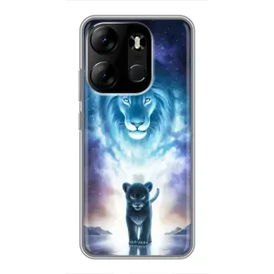 Чохол з картинкою ЛЕВ для Tecno Spark Go 2023 (BF7) (VPrint) (Маленький лев)