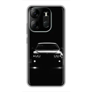 Чехол для Техно Спарк Го 2023 - с принтом БМВ (AlphaPrint) (Машина BMW)