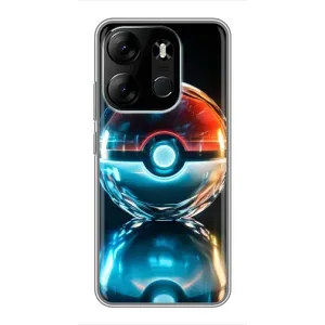 Чохол з Пікачу на Tecno Spark Go 2023 (BF7) (М'яч Пікачу)