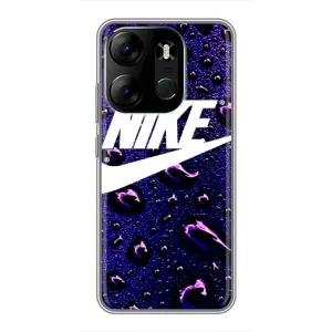 Чехол для Tecno Spark Go 2023 (BF7) - с принтом Найк (AlphaPrint) (Найк принт)