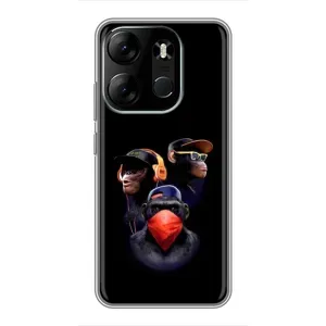 Чохол з Мавпами Tecno Spark Go 2023 (BF7) - (AlphaPrint) (Три мавпи)