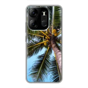 Силіконовий чохол з КАРТИНКАМИ літо для Tecno Spark Go 2023 (BF7) (AlphaPrint) (Пальма)