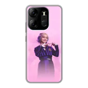 Чехол с дизайном Венздей 2 на Tecno Spark Go 2023 (BF7) (Яркая Энид Уэнздей)