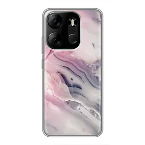 Мраморный чехол на Tecno Spark Go 2023 (BF7) (VPrint) (Пурпурный Мрамор)