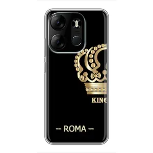 Чехлы для Tecno Spark Go 2023 (BF7) (VPrint) - Футбольные клубы (Roma)